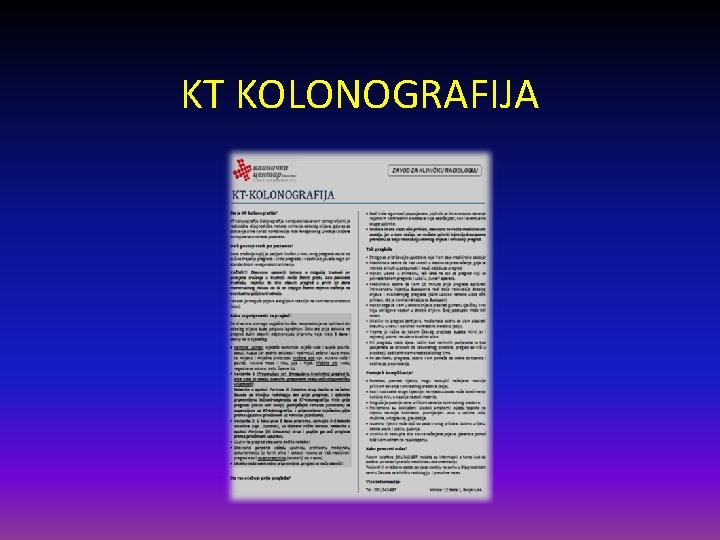 KT KOLONOGRAFIJA 