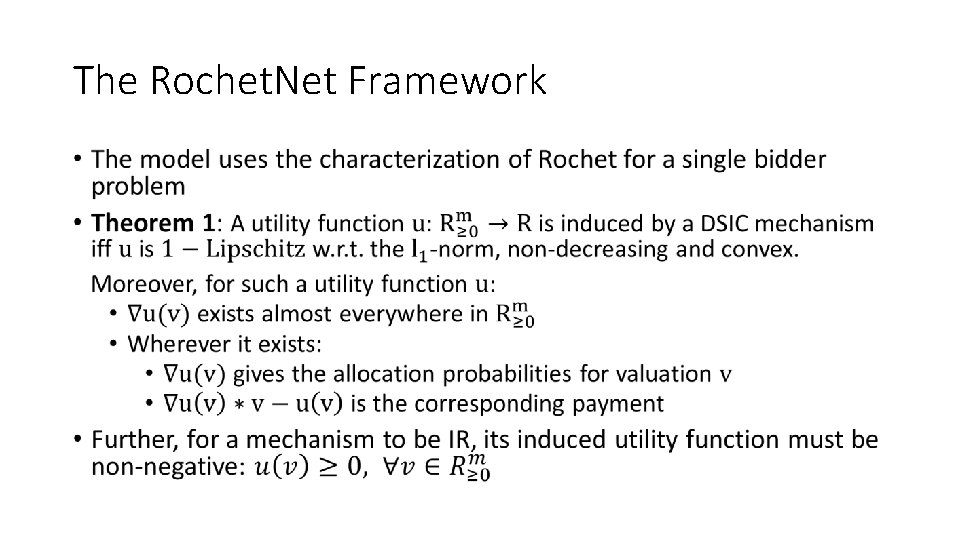 The Rochet. Net Framework • 