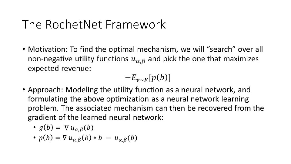 The Rochet. Net Framework • 