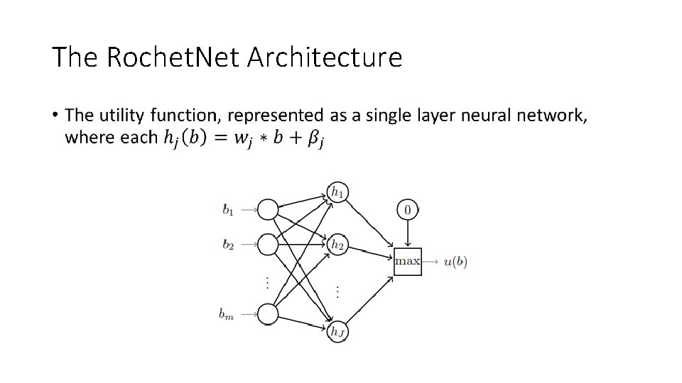 The Rochet. Net Architecture • 