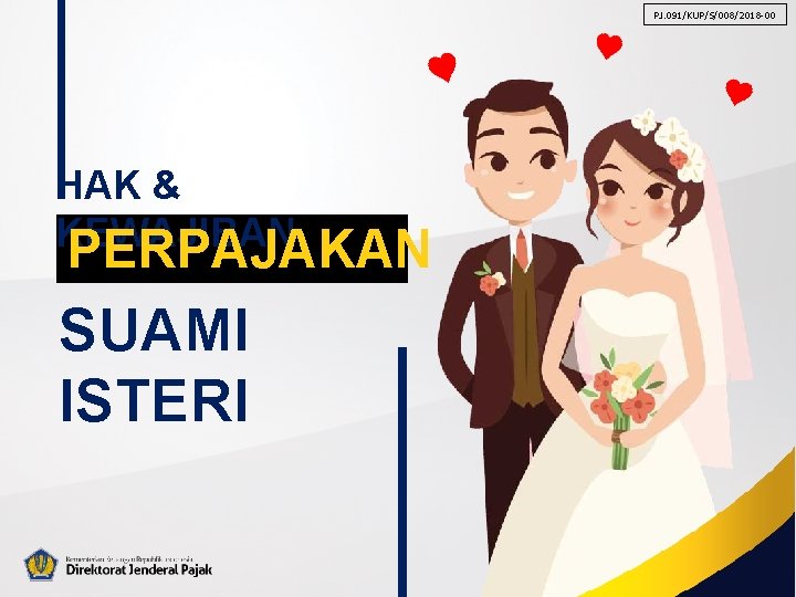 PJ. 091/KUP/S/008/2018 -00 HAK & KEWAJIBAN PERPAJAKAN SUAMI ISTERI 