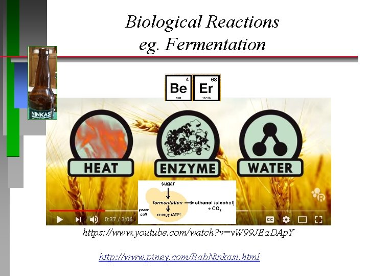 Biological Reactions eg. Fermentation https: //www. youtube. com/watch? v=v. W 99 JEa. DAp. Y