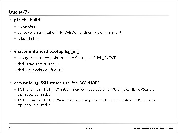 Misc (4/7) § ptr-chk build make clean panos/prefs. mk take PTR_CHECK_. . . lines Misc (4/7) § ptr-chk build make clean panos/prefs. mk take PTR_CHECK_. . . lines
