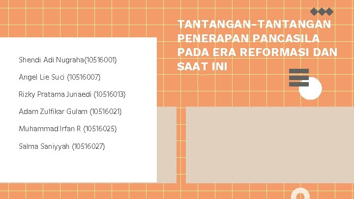 Shendi Adi Nugraha(10516001) Angel Lie Suci (10516007) Rizky Pratama Junaedi (10516013) Adam Zulfikar Gulam