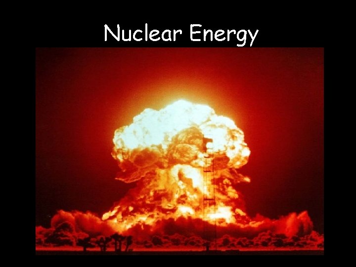 Nuclear Energy Nuclear Energy