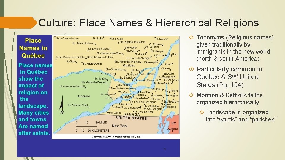 Impacts of Religion on the Physical Cultural Environment