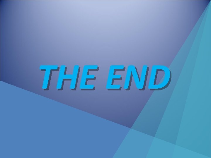 THE END 