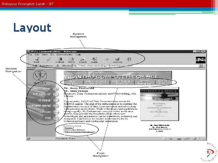 Rekayasa Perangkat Lunak – SIF Layout 