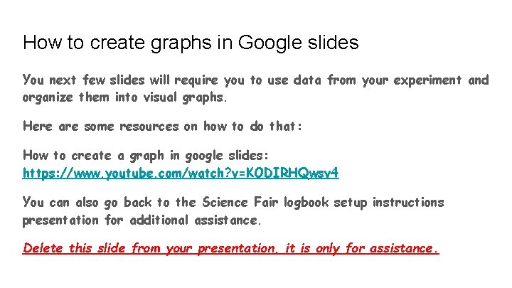 How to create graphs in Google slides You next few slides will require you