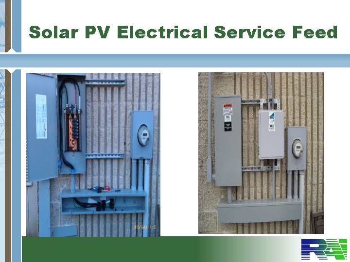 Solar PV Electrical Service Feed 