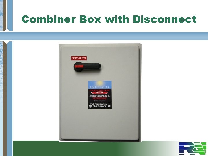 Combiner Box with Disconnect 