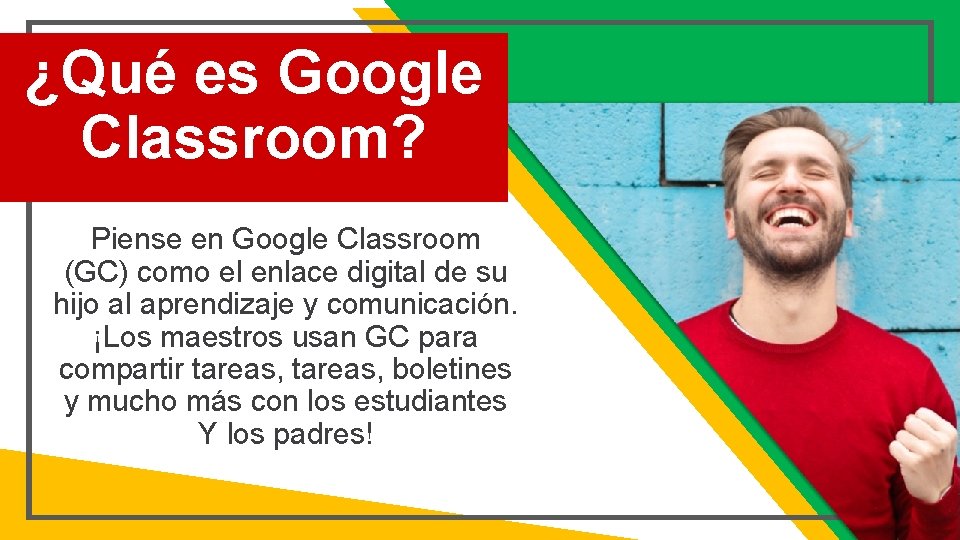 ¿Qué es Google Classroom? Piense en Google Classroom (GC) como el enlace digital de