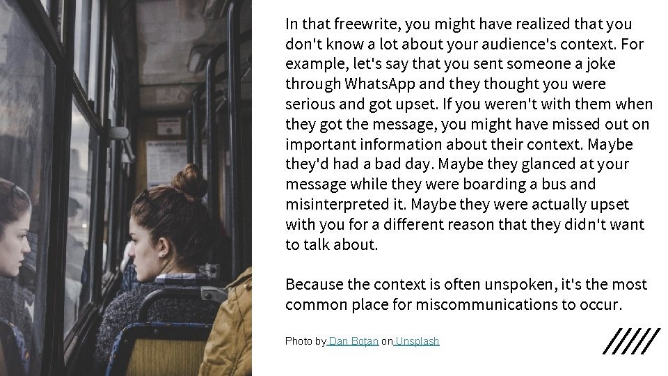 In that freewrite, you might have realized that you don't know a lot about In that freewrite, you might have realized that you don't know a lot about