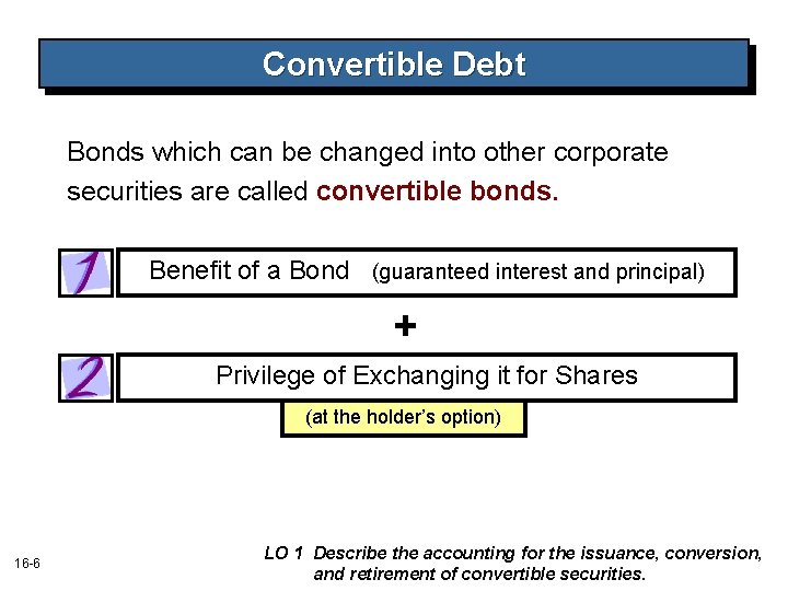 Convertible Debt Bonds which can be changed into other corporate securities are called convertible
