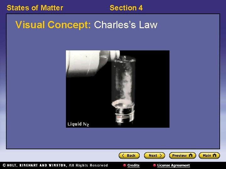 States of Matter Section 4 Visual Concept: Charles’s Law 