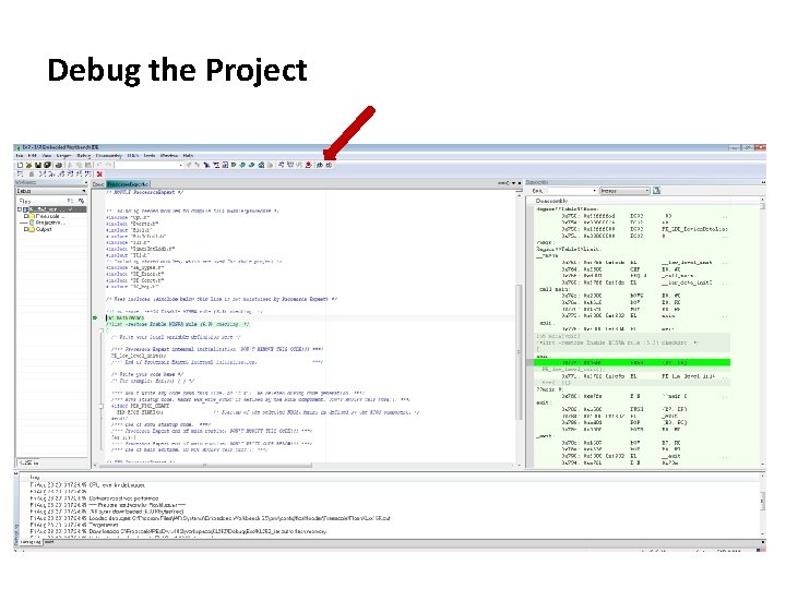 Debug the Project 