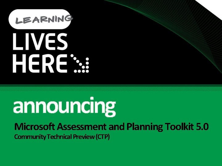 announcing Microsoft Assessment and Planning Toolkit 5. 0 Community Technical Preview (CTP) 