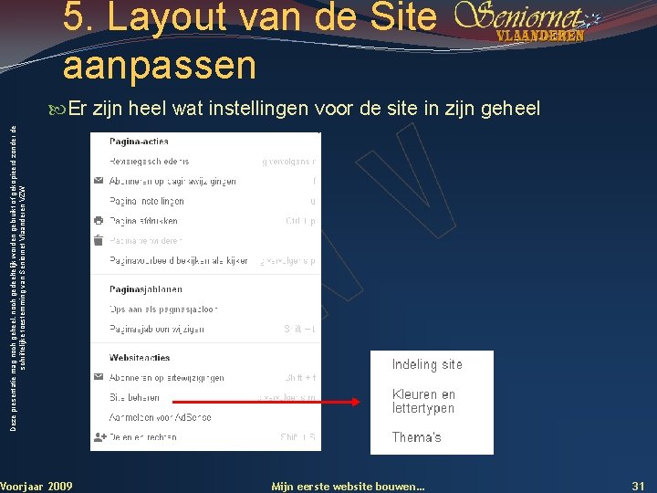 Deze presentatie mag noch geheel, noch gedeeltelijk worden gebruikt of gekopieerd zonder de schriftelijke