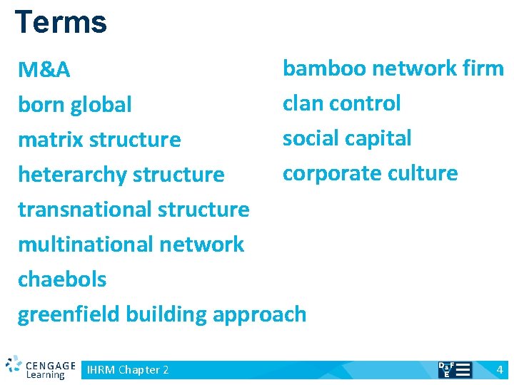 Terms bamboo network firm M&A clan control born global social capital matrix structure corporate