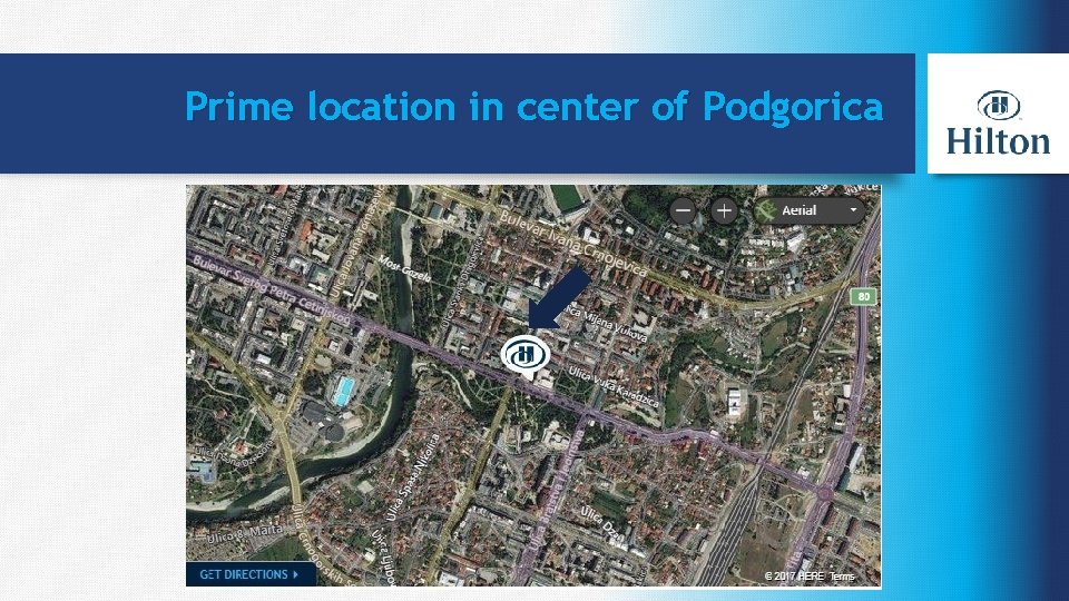 Prime location in center of Podgorica 