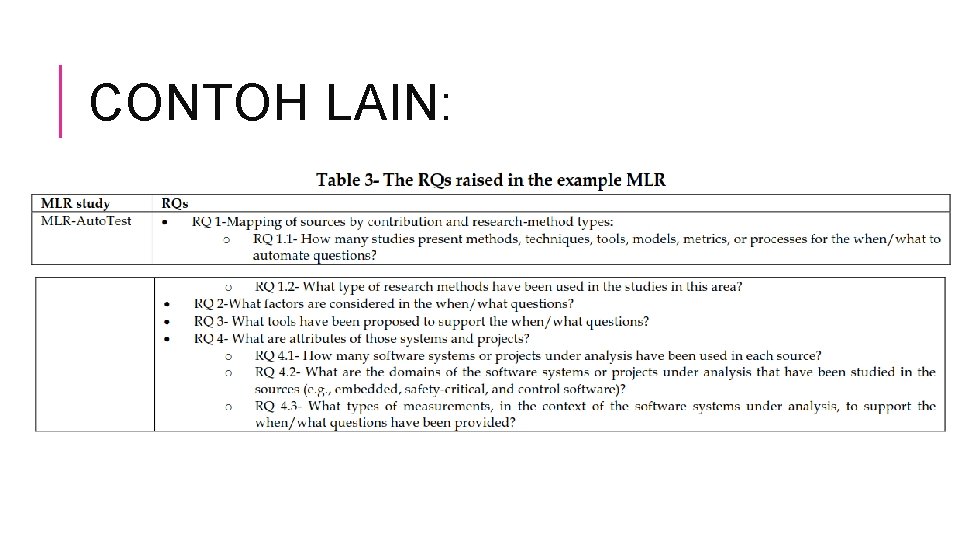 CONTOH LAIN: CONTOH LAIN: