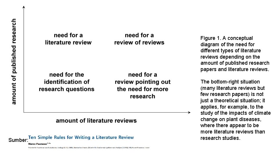 Figure 1. A conceptual diagram of the need for different types of literature reviews Figure 1. A conceptual diagram of the need for different types of literature reviews