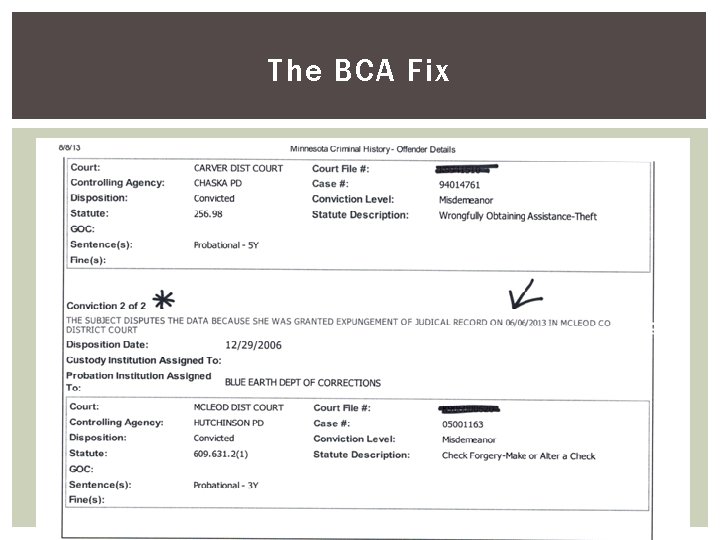The BCA Fix 