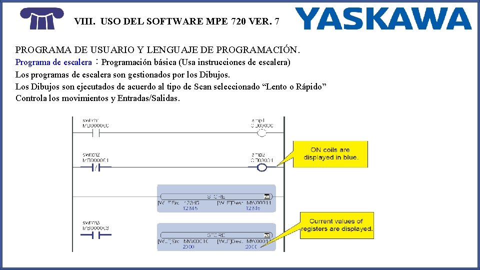 VIII. USO DEL SOFTWARE MPE 720 VER. 7 PROGRAMA DE USUARIO Y LENGUAJE DE