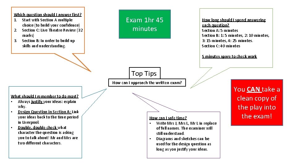 Which question should I answer first? 1. Start with Section A multiple choice (to