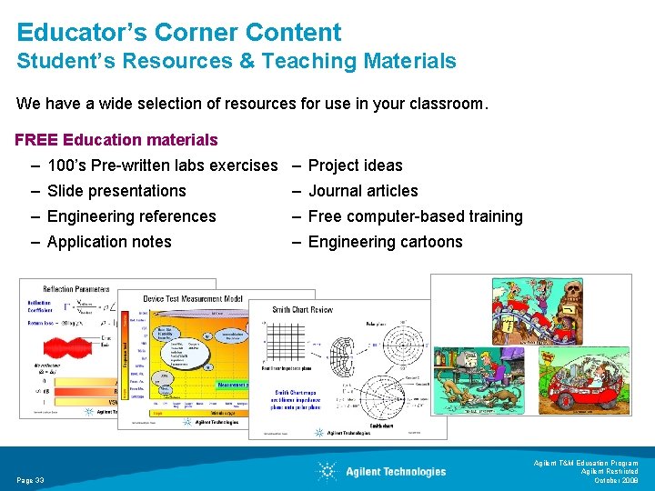 Educator’s Corner Content Student’s Resources & Teaching Materials We have a wide selection of Educator’s Corner Content Student’s Resources & Teaching Materials We have a wide selection of