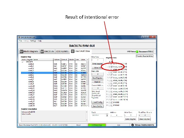 Result of intentional error 