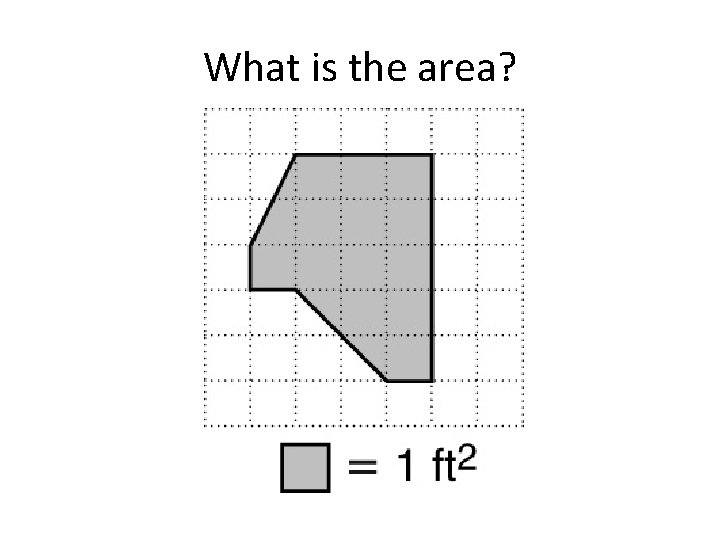 What is the area? 