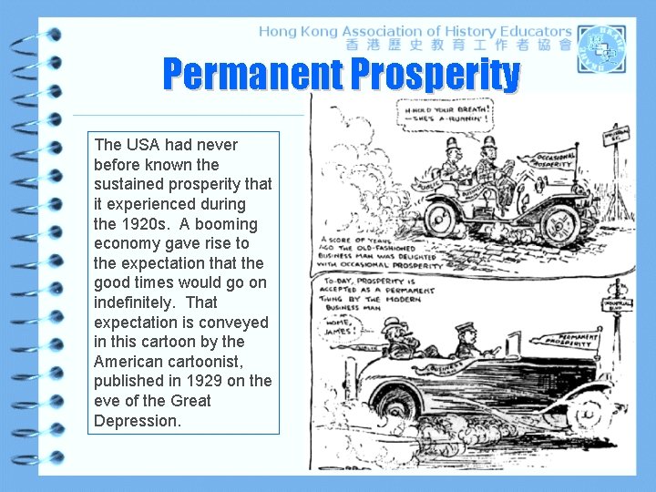 Permanent Prosperity The USA had never before known the sustained prosperity that it experienced Permanent Prosperity The USA had never before known the sustained prosperity that it experienced
