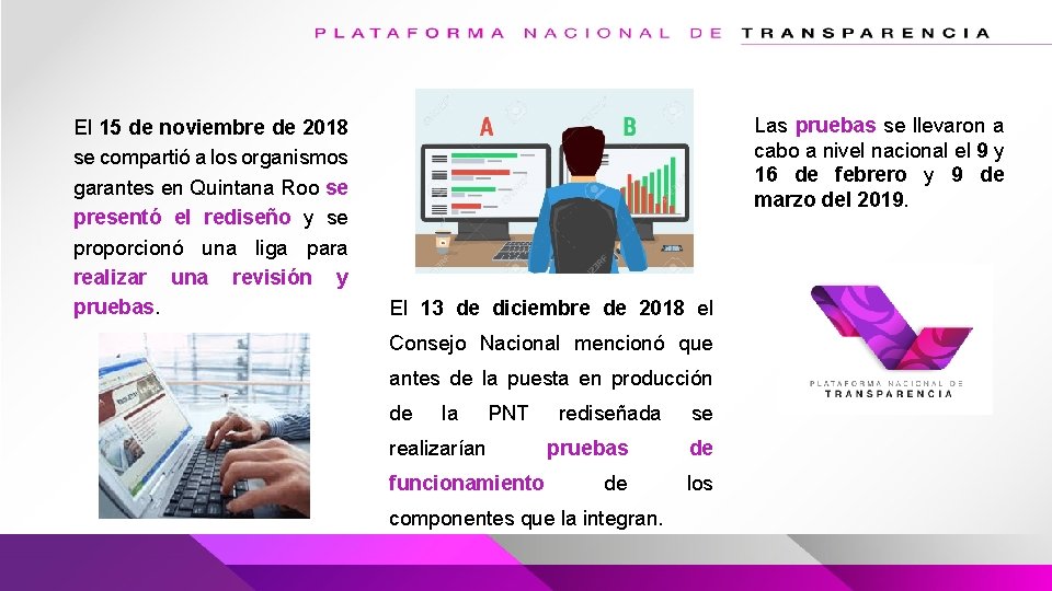 El 15 de noviembre de 2018 se compartió a los organismos garantes en Quintana El 15 de noviembre de 2018 se compartió a los organismos garantes en Quintana