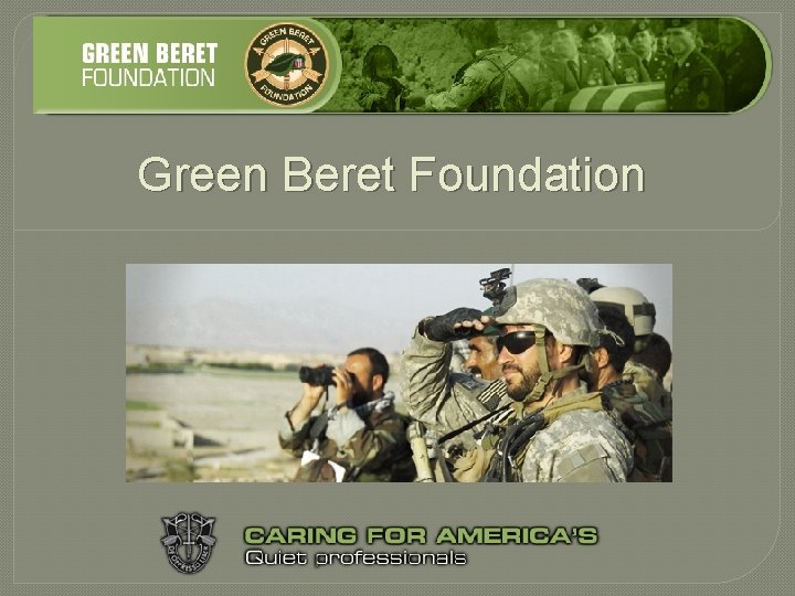 Green Beret Foundation 