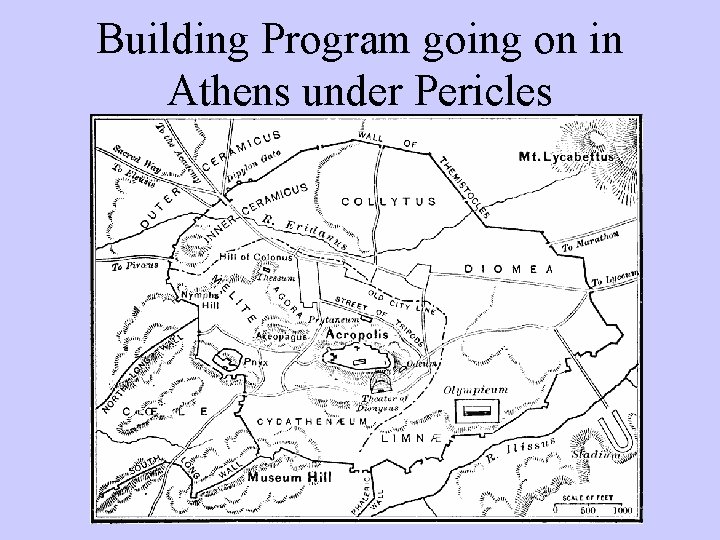 Building Program going on in Athens under Pericles 