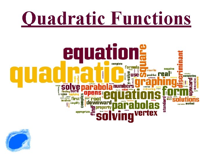 Quadratic Functions 