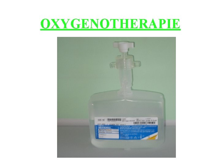 OXYGENOTHERAPIE 