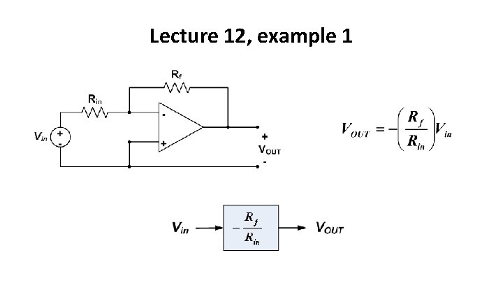 Lecture 12, example 1 