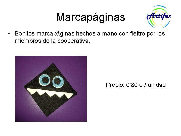 Marcapáginas • Bonitos marcapáginas hechos a mano con fieltro por los miembros de la