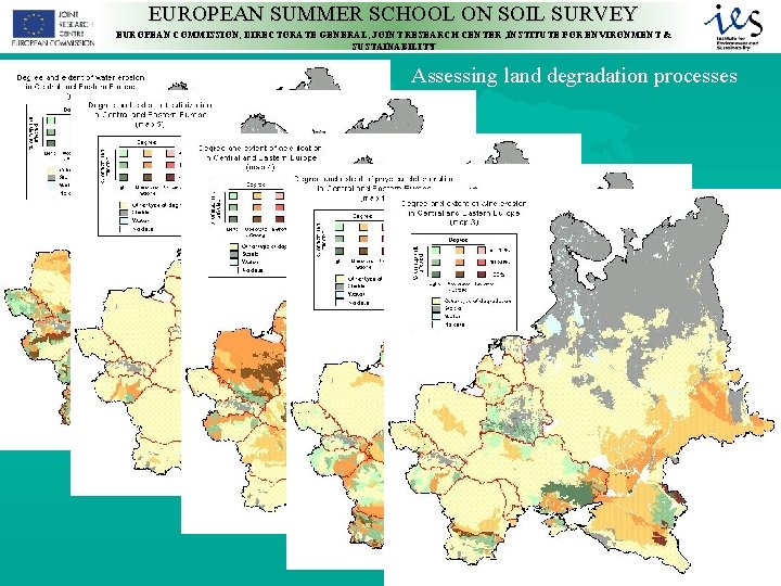 EUROPEAN SUMMER SCHOOL ON SOIL SURVEY EUROPEAN COMMISSION, DIRECTORATE GENERAL, JOINT RESEARCH CENTER ,