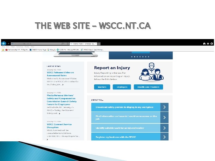 THE WEB SITE – WSCC. NT. CA 