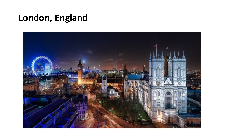 London, England 