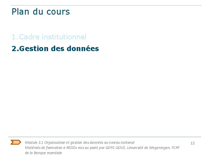 Module 3 1 Organisation et gestion des donnes