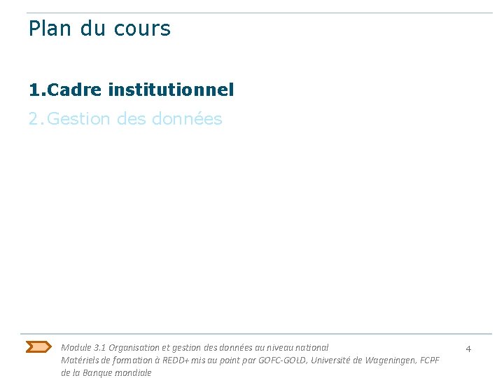 Module 3 1 Organisation et gestion des donnes