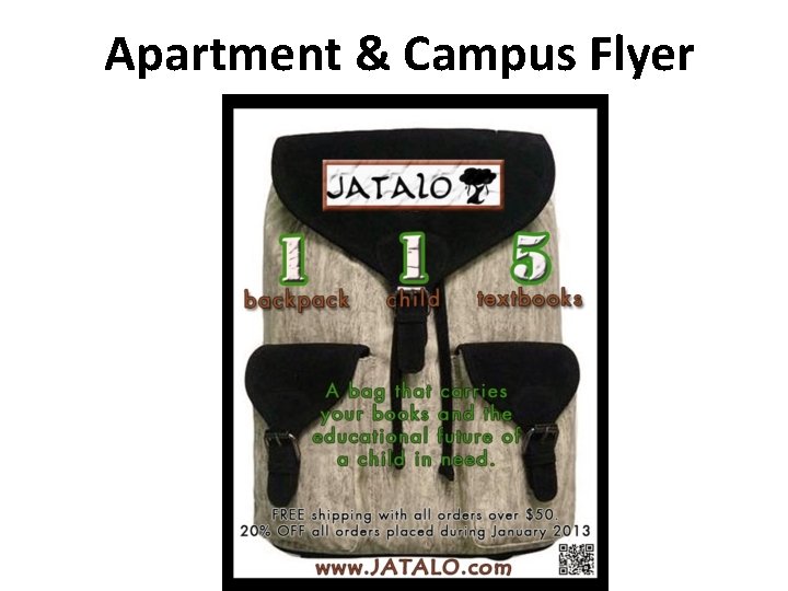 Apartment & Campus Flyer 