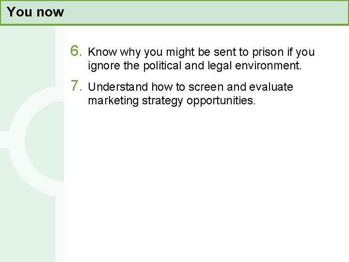 You now 6. Know why you might be sent to prison if you ignore