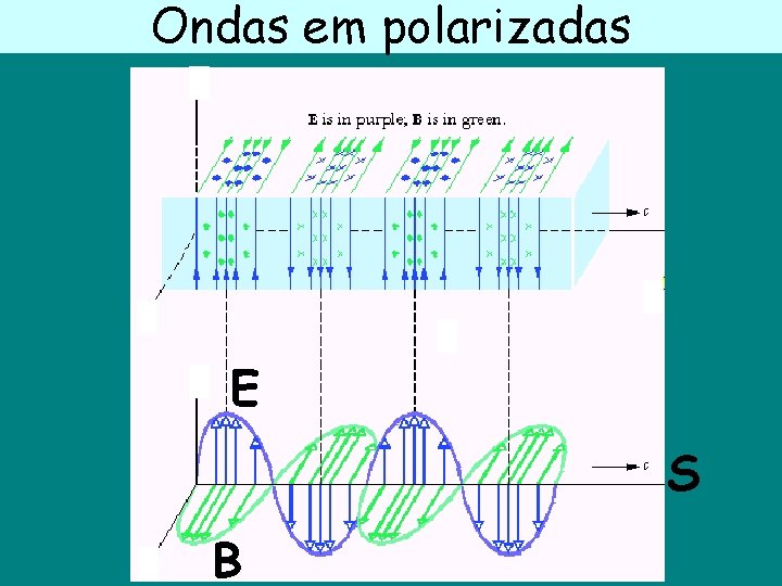 Ondas em polarizadas E S B 