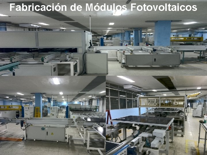 Fabricación de Módulos Fotovoltaicos 