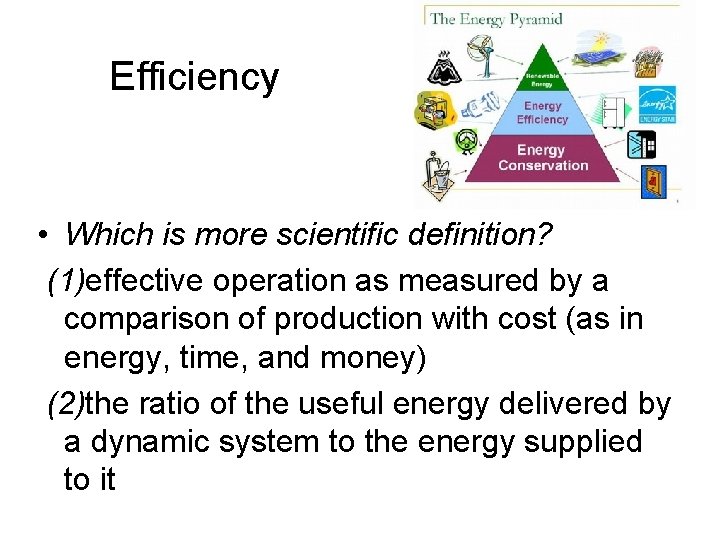 1 2 Quantifying Energy Quantity is a number